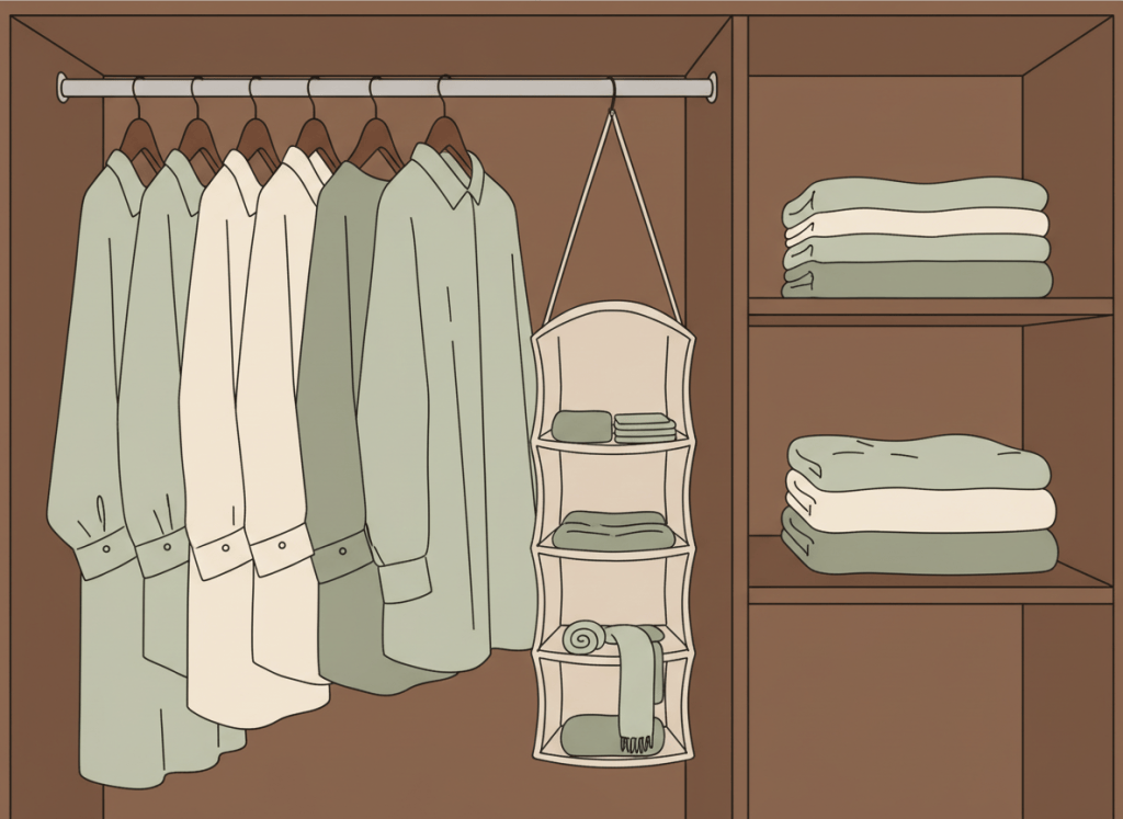 6 genuinely useful wardrobe organisers for tiny flats